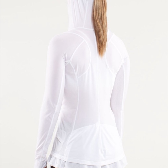 Lululemon Athletics Lululemon Run: In The Sun Pullover White Long Sleeve Sz 8 - Picture 2 of 15